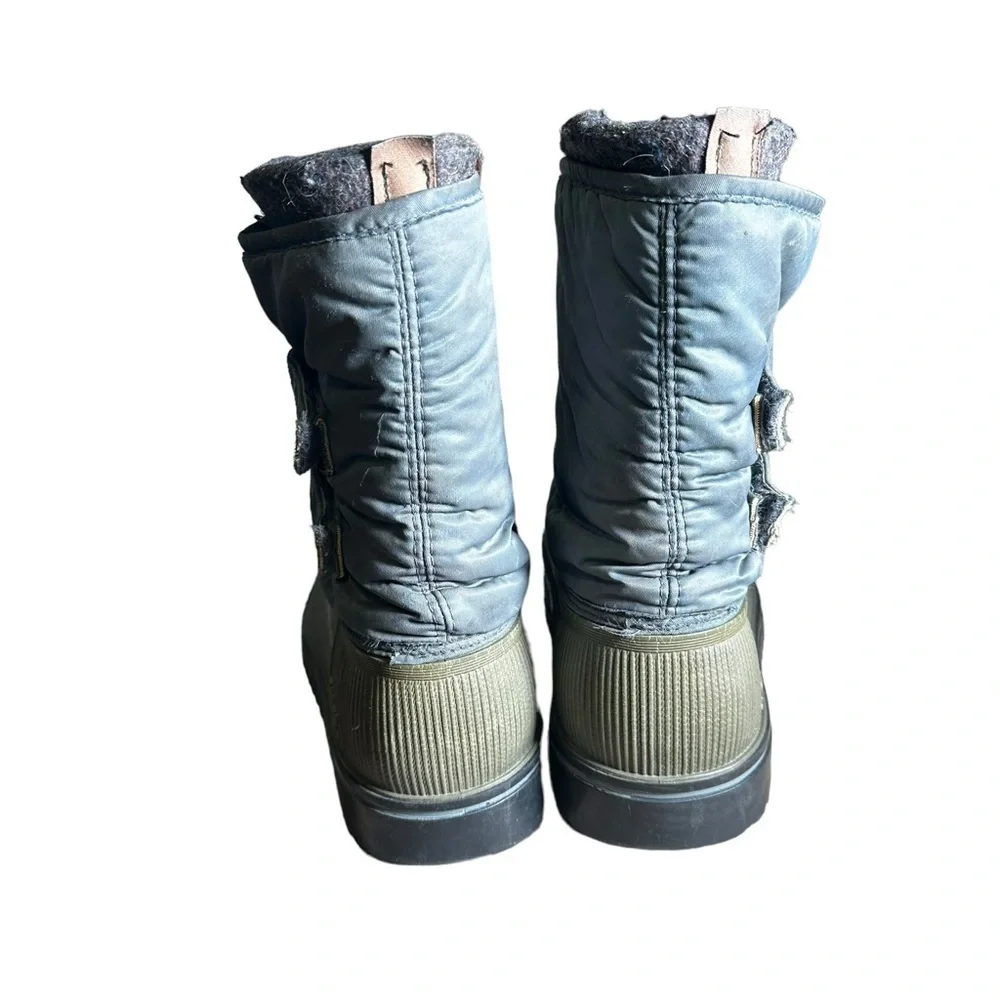 Sorel Vintage Kaufman Green Hook Latch Size 10